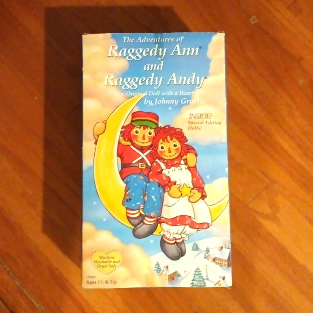 Vintage 1997 Hasbro Raggedy Ann & Andy Special Edition Dolls